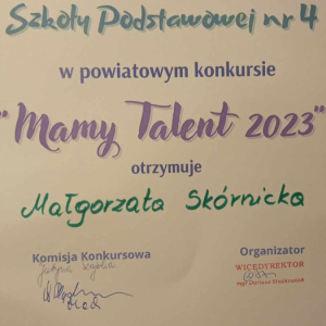 "Mamy talent 2023"