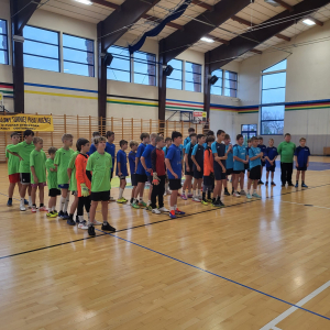 Prezentacja zespołów - finał futsalu