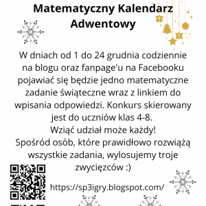 Matematyczny Kalendarz Adwentowy