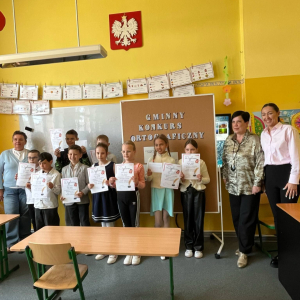Uczestnicy  GMINNEGO KONKURSU ORTOGRAFICZNEGO KLAS TRZECICH - „MISTRZ ORTOGRAFII"