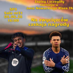 Szkolny Tyrniej EA FC 25 - plakat informacyjny