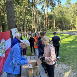 Uczestnicy Powiatowego Zlotu Rowerowego w Miejskiej Górce