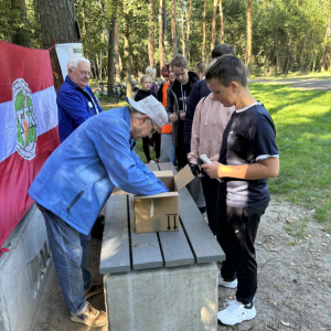 Uczestnicy Powiatowego Zlotu Rowerowego w Miejskiej Górce