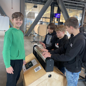 Wizyta 7b w Centrum Nauki Kopernik - Tomek, Maksymilian Patryk i Maksymilian