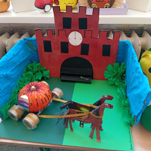 Szkolny Konkurs plastyczny pt. " Bajkowa dynia" – prace uczniów. Fot.3