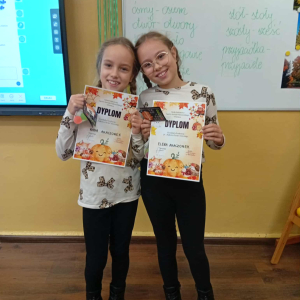 Szkolny Konkurs plastyczny pt. " Bajkowa dynia" – wyróżnieni uczniowie. Fot.3
