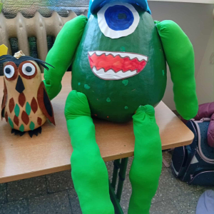 Szkolny Konkurs plastyczny pt. " Bajkowa dynia" – prace uczniów. Fot.5