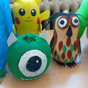 Szkolny Konkurs plastyczny pt. " Bajkowa dynia" – prace uczniów. Fot.12