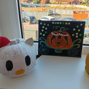 Szkolny Konkurs plastyczny pt. " Bajkowa dynia" – prace uczniów. Fot.4