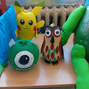 Szkolny Konkurs plastyczny pt. " Bajkowa dynia" – prace uczniów. Fot.6