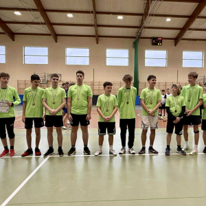 Finał powiatu Igrzysk Młodzieży Szkolnej w unihokeju chłopców - zespół SP3