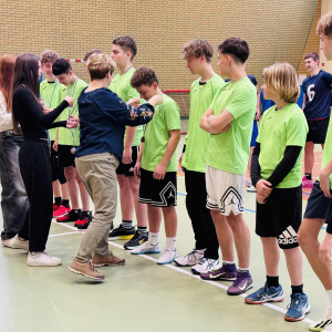 Finał powiatu Igrzysk Młodzieży Szkolnej w unihokeju chłopców - fot.1