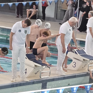 Rywalizacja podczas finał wojewódzki w pływaniu drużynowym w ramach Igrzysk Dzieci na Termach Maltańskich w Poznaniu - fot.2