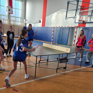 Finał powiatowy w tenisie stołowym dziewcząt i chłopców w ramach Igrzysk Młodzieży Szkolnej fot. 5