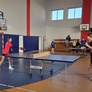Finał powiatowy w tenisie stołowym dziewcząt i chłopców w ramach Igrzysk Młodzieży Szkolnej fot. 4