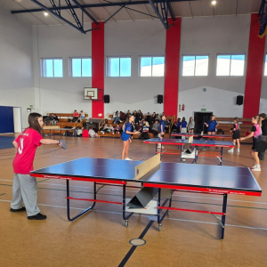 Finał powiatowy w tenisie stołowym dziewcząt i chłopców w ramach Igrzysk Młodzieży Szkolnej fot. 3