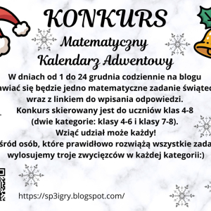 „Matematyczny Kalendarz Adwentowy”