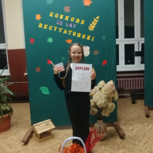 Elena Akaczonek z klasy III A