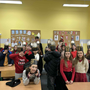 Wizyta pana Dominika Chociaja, górnika z grupy PGNiG - absolwenta naszej szkoły - fot. 4