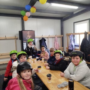 Uczniowie klasy 3a i 3b na lodowisku - fot. 13