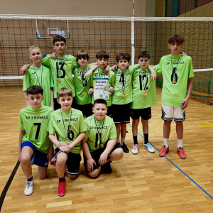 Finał Powiatu Rawickiego w siatkówce w kategorii Igrzysk Dzieci - drużyna SP3