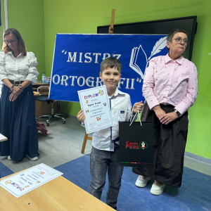 Szymon Kruszka - Gminny Konkurs Ortograficzny klas III „Mistrz Ortografii”