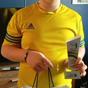 Mikołaj Szurman z klasy 6b - uczestnik wydarzenia „Rowerowa Stolica Polski”
