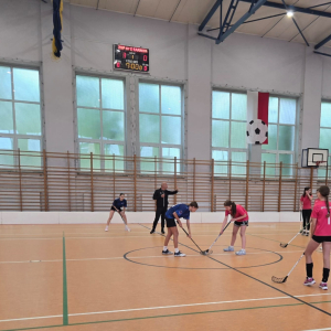 Eliminacje do finału powiatowego w unihokeju dziewcząt - fot. 1